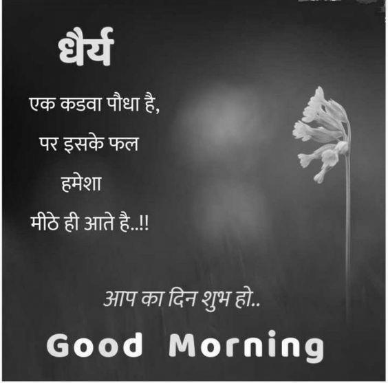 Motivational Quotes On Good Morning In Hindi With Image | GdMorningQuote image 1