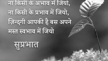 Inspirational Good Morning Sms In Hindi For Whatsapp | GdMorningQuote image 0